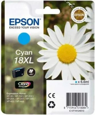 Image de Epson 18XL - 6.6 ml - XL - cyan - Cartouche d'encre originale