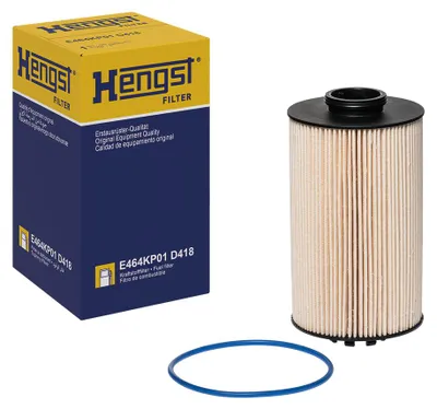 Produktbild von Kraftstofffilter-Einsatz 177 mm HENGST FILTER passend für u.a. MAN TGS