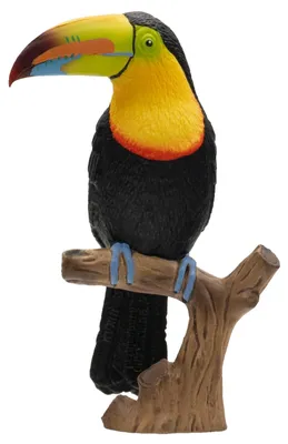 Produktbild von Bullyland 69400 - Spielfigur Fischertukan, ca. 9,6 cm große Tierfigur, detailgetreu, PVC-frei, ideal als kleines Geschenk für Kinder ab 3 Jahren