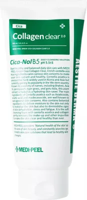 Produktbild von MEDI-PEEL Green Cica Collagen Clear 2.0 - Reinigungsschaum gegen Akne und vergrerte Poren 300 ml