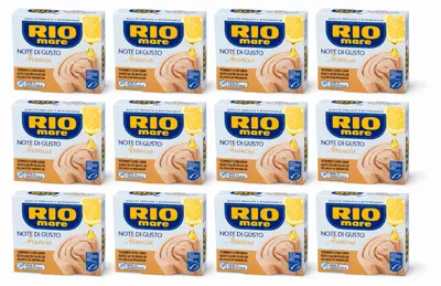 Image de Thon à l'huile d'olive aromatisé à l'orange, 120 g - Rio Mare, lot de 12