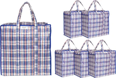 Produktbild von Josephine Osthoff Uni Schwerlast Aufbewahrungstaschen Wäschebeutel– wasserdicht, langlebig, mit Reißverschluss, 75L, 20kg, assortierte Farben