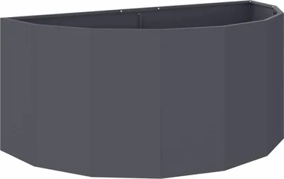 Image de Jardinière Anthracite 120 x 60 x 50 cm Acier