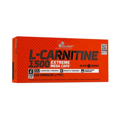 Productafbeelding van Olimp L-Carnitine Forte 1500 Extreme, mega capsules, 120 stuks