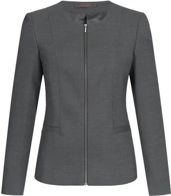 Produktbild von Greiff Modern WITH 37.5® Damen Blazer Regular-Fit Schwarz PINPOINT 40
