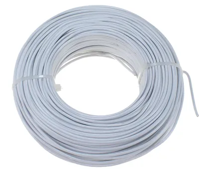 Produktbild von 60m Aluminiumdraht Ø 2mm Aludraht Basteldraht Dekodraht Schmuckdraht weiß