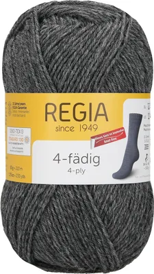 Produktbild von Schachenmayr REGIA 4-fädig Uni, 50g Mid-Grey Streaked Handstrickgarne