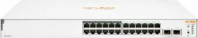 Image de HPE Aruba Switch 1830 24G 2SFP 24xGBit/2xSFP (12xPoE/195W) JL813A Aruba Instant On