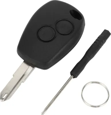 Produktbild von Linksrille 2 Tasten Schlüsselgehäuse Gehäuse Keyless Entry Fernbedienung Schlüsselanhänger Ersatzgehäuse für Renault für Dacia