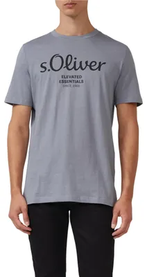 Produktbild von s.Oliver Baumwoll-T-Shirt mit Logo-Print