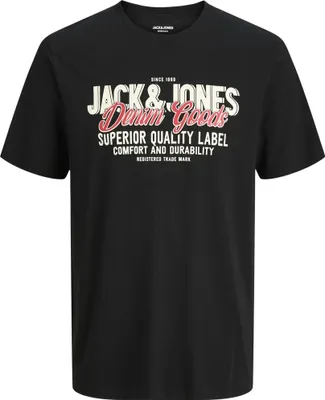 Produktbild von JACK & JONES Herren T-Shirt JJELOGO Tee SS O-Neck