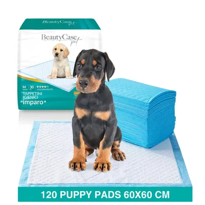 Obrázek produktu pro Podložky pro psy BeautyCase Pet 60x60 cm, savost 4/5 - 120 ks