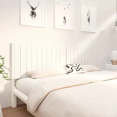 Produktbild von Kopfteil Weiß 205,5x4x100 cm Massivholz Kiefer , Kopfteile Design 2024