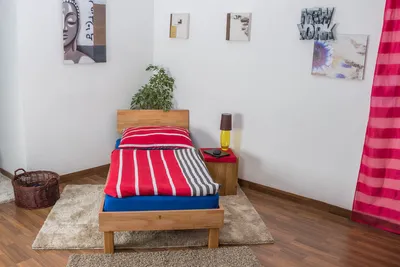 Produktbild von Kernbuche Futonbett 90 x 200 cm geölt