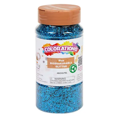 Produktbild von Colorations - Biologisch abbaubarer Glitzer Blau 113 g umweltfreundliches Basteln
