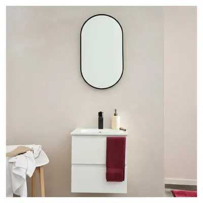 Produktbild von Hängewaschtisch 45cm mit Keramikwaschbecken SORRENTO