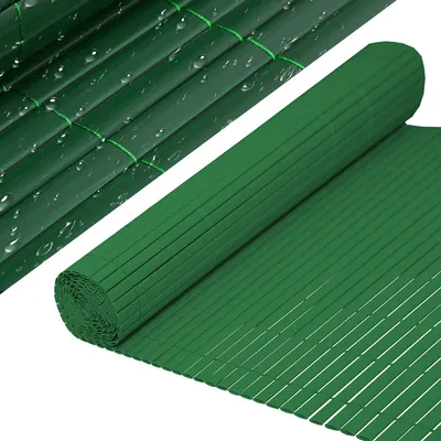 Zdjęcie produktu dla Hengda – mata osłonowa z PVC, zielone ogrodzenie osłonowe, osłona przed wiatrem do ogrodu, balkonu i tarasu, 160 x 700 cm