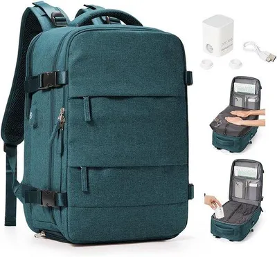Produktbild von Rucksack, 40 x 30 x 20 cm - Komprimierbarer Rucksack - Handgepäcktauglich - Ideal für kurze Reisen - m-winkel