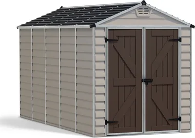Produktbild von Palram - Canopia Kunststoff Gerätehaus Skylight 612 Braun 379x185x217 cm