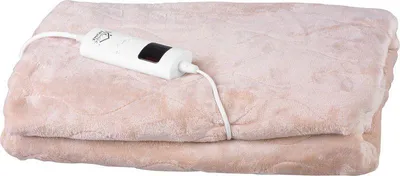 Zdjęcie produktu dla MagicHome koc grzewczy, flanelowy, beżowy, 180x130 cm