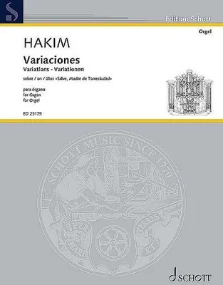 Produktbild von Variationenfür Orgel