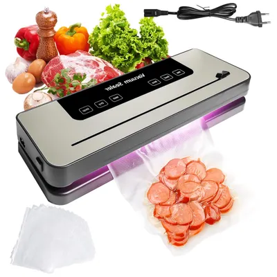 Vakuumiermaschine 7-in-1, 120 W, 50 Beutel, Schneider, digital