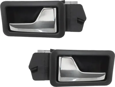 Produktbild von Türgriff Griff Innen Chrom Schwarz LINKS RECHTS für Audi 80 B3 B4 / Audi 100 C4