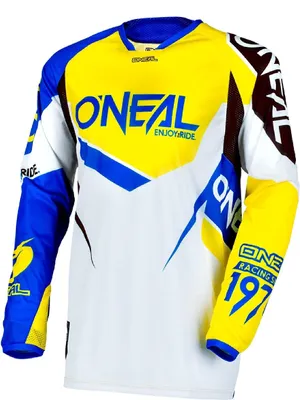 Produktbild von O´Neal Hardwear Flow True Jersey, blau/gelb, S