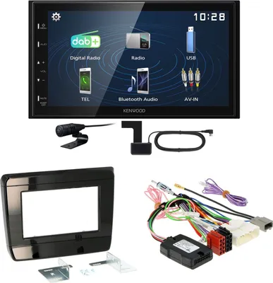 Produktbild von Kenwood DMX129DAB DAB+ Bluetooth USB Einbauset für Isuzu D-Max 3 ab 2020