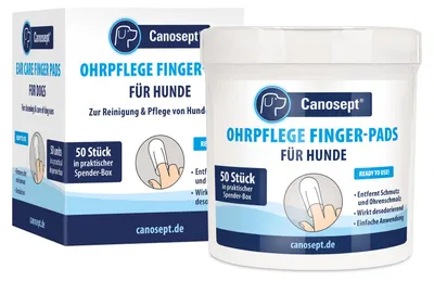 Produktbild von Canosept Ohrpflege Finger-Pads für Hunde 50 Stück