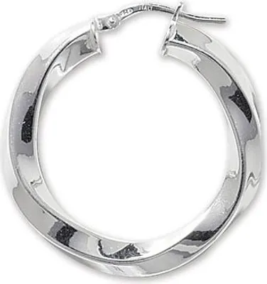 Produktbild von 925 Sterling Silber Damen - Paar Creolen - 20mm; TRS17371MM20
