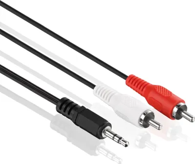 Produktbild von PureLink LP-AC030-030, 2 x RCA, Männlich, 3.5mm, Männlich, 3 m, Schwarz, Weiß, Rot