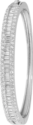 Image de Jonc Baby Argent fin 925 avec Oxyde de Zirconium - 9 Grammes; TRS17356