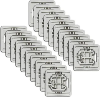 Produktbild von homematic Adapter-Set Jung J1, 20er Set