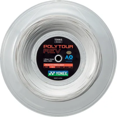 Produktbild von Yonex Tennissaite Polytour Rev 1.25 auf Spule 200m Weiß