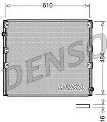 Produktbild von DENSO DCN50020 Kondensator Klimaanlage Klimakondensator für TOYOTA LAND CRUISER 90 (J9)