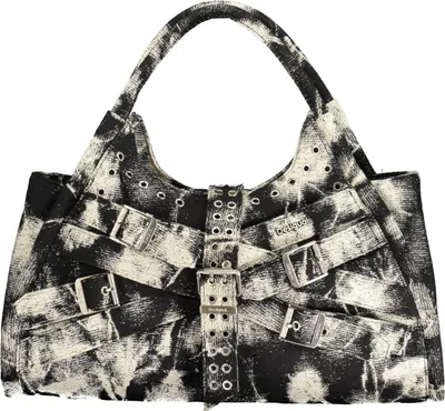 Produktbild von Stylische Schwarze Damenhandtasche mit abnehmbarem Schultergurt