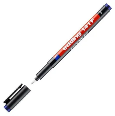 Obrázek produktu pro Edding 4-141003, Modrá, Extra jemný, Černá, Kulatý, 0,6 mm, Německo
