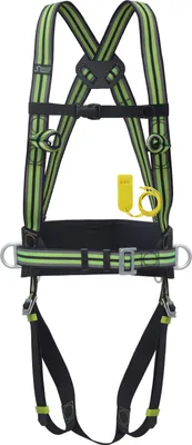 Produktbild von Kratos Safety Zweipunkt Auffanggurt mit Haltegurt und Signalpfeife, bis 140kg, PSA, EN358/361