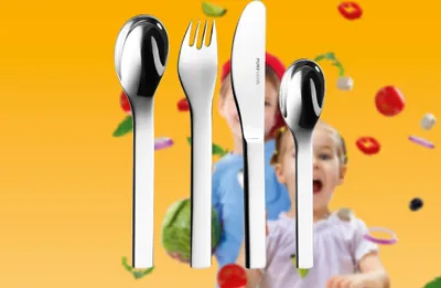 Produktbild von Puresigns One Mini Kinderbesteck 4 tlg., poliert