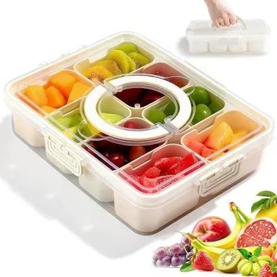 Zdjęcie produktu dla Pudełko do przechowywania żywności 8 przegródek pojemnik lunch