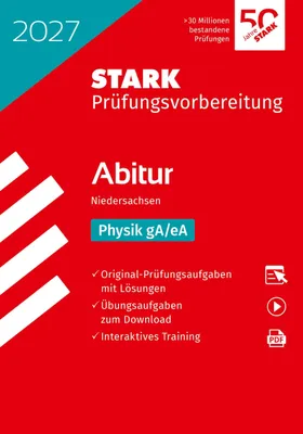 Produktbild von STARK Physik gA/eA - Abitur 2027 Niedersachsen - Prüfungsvorbereitung