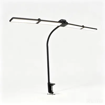 Produktbild von BrightWish 100cm LED Schreibtischlampe Klemmbar mit 4 Leuchtköpfen Dimmbar