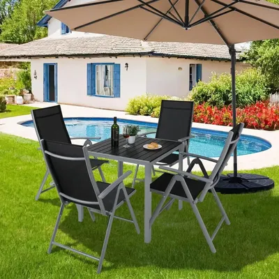 Immagine prodotto di Sedia da giardino regolabile - Sedia per il giardino - Sedia per il balcone - Sedia da campeggio - Regolabile su 7 posizioni