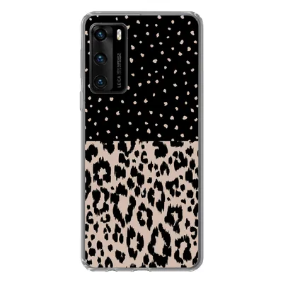 Produktbild von MuchoWow® Handyhülle Schutzhülle Hülle für Huawei P40 Panther Druck - Tiere - Design Silikon Softcase Handy Hülle - Handytasche