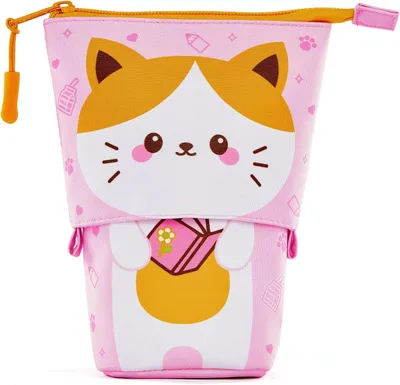 Produktbild von Federmäschchen teleskopisch, 2-in-1, Katze, für Schule