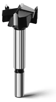 Imagen del producto de Broca Forstner de 30 mm de diámetro, 92 mm de longitud, con vástago redondo de 8 mm, para madera