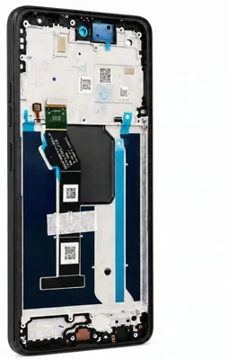 Obrázek produktu pro Displej LCD s rámečkem pro servisní balíček Motorola Moto G56, černý