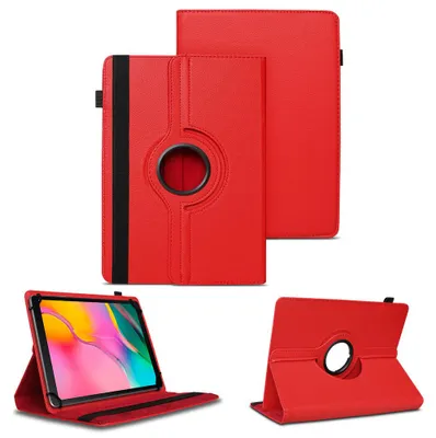 Produktbild von Tablet Tasche für Samsung Galaxy Tab A 10.1 2019 Hülle Schutzhülle 360° DrehbarFarben:Rot