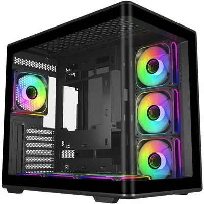Immagine prodotto di COOLER MASTER - Elite 600 Black 7*ARGB (versione con 7 ventole + hub) - Case per PC - Mid-tower